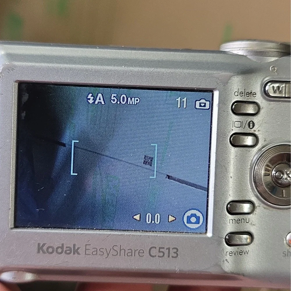 Kodak EasyShare C513 5.0MP Digital Camera Silver Tested